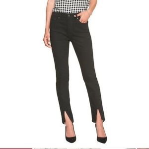 Banana Republic High Rise Skinny Black Jeans